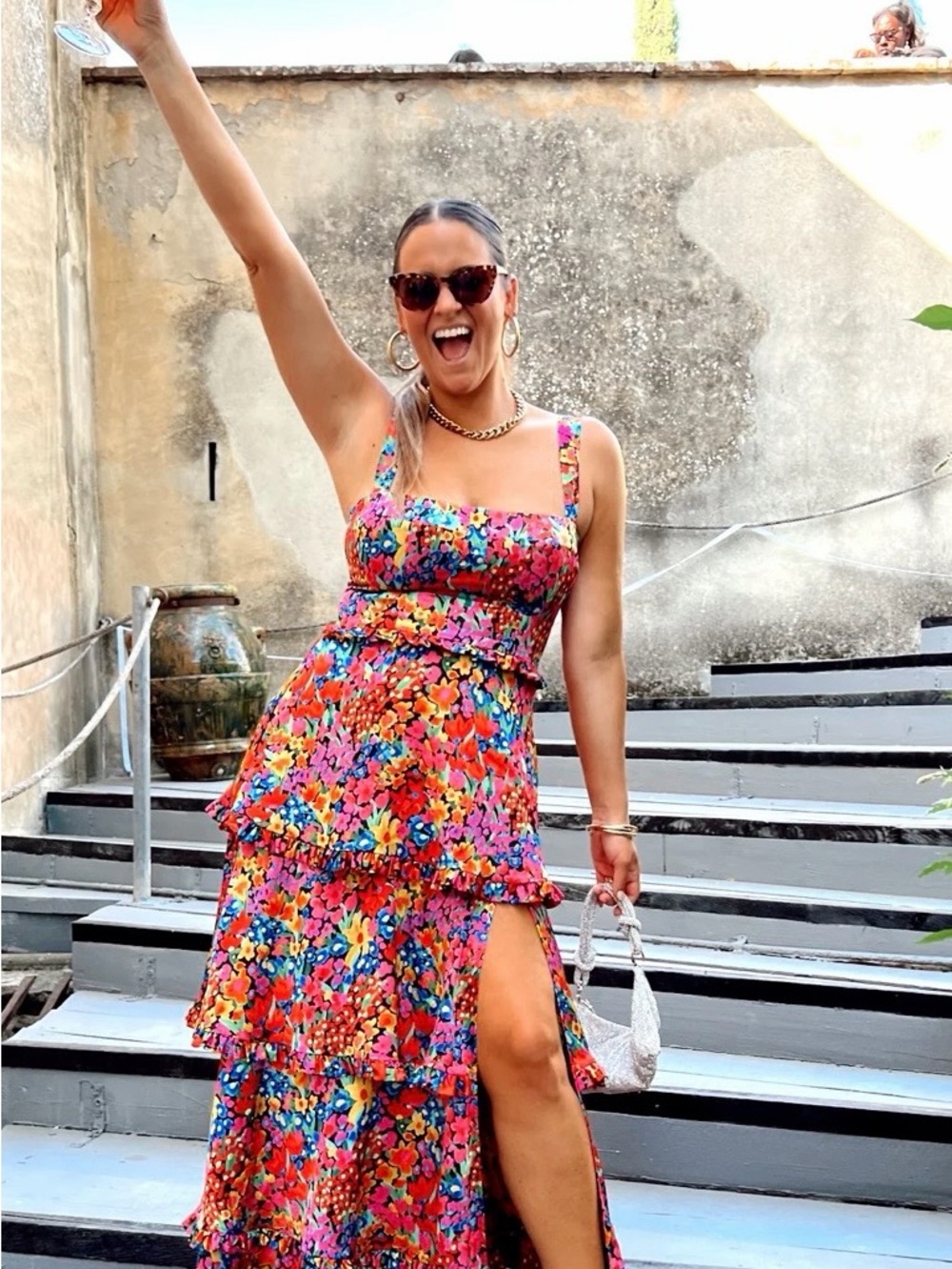 Show Me Your MuMu Lady Corset Dress in color garden glow luxe - Picture 5 of 14